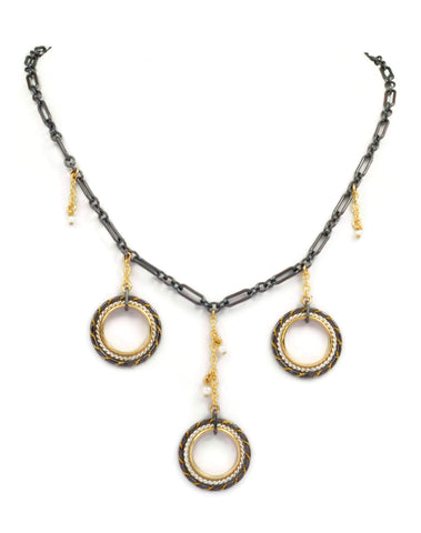 Fra Angelico Triple Drop Necklace