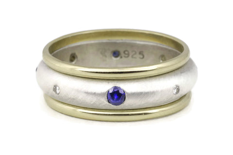 Compass Ring (Sapphire) Band Set