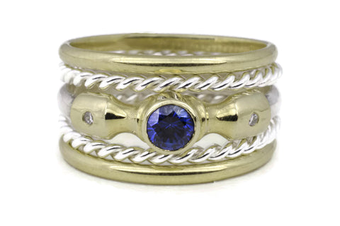 Lighthouse Ring (Sapphire) Classic TS Stack