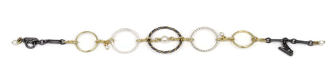 Fra Angelico Bracelet - patinead with white pearl