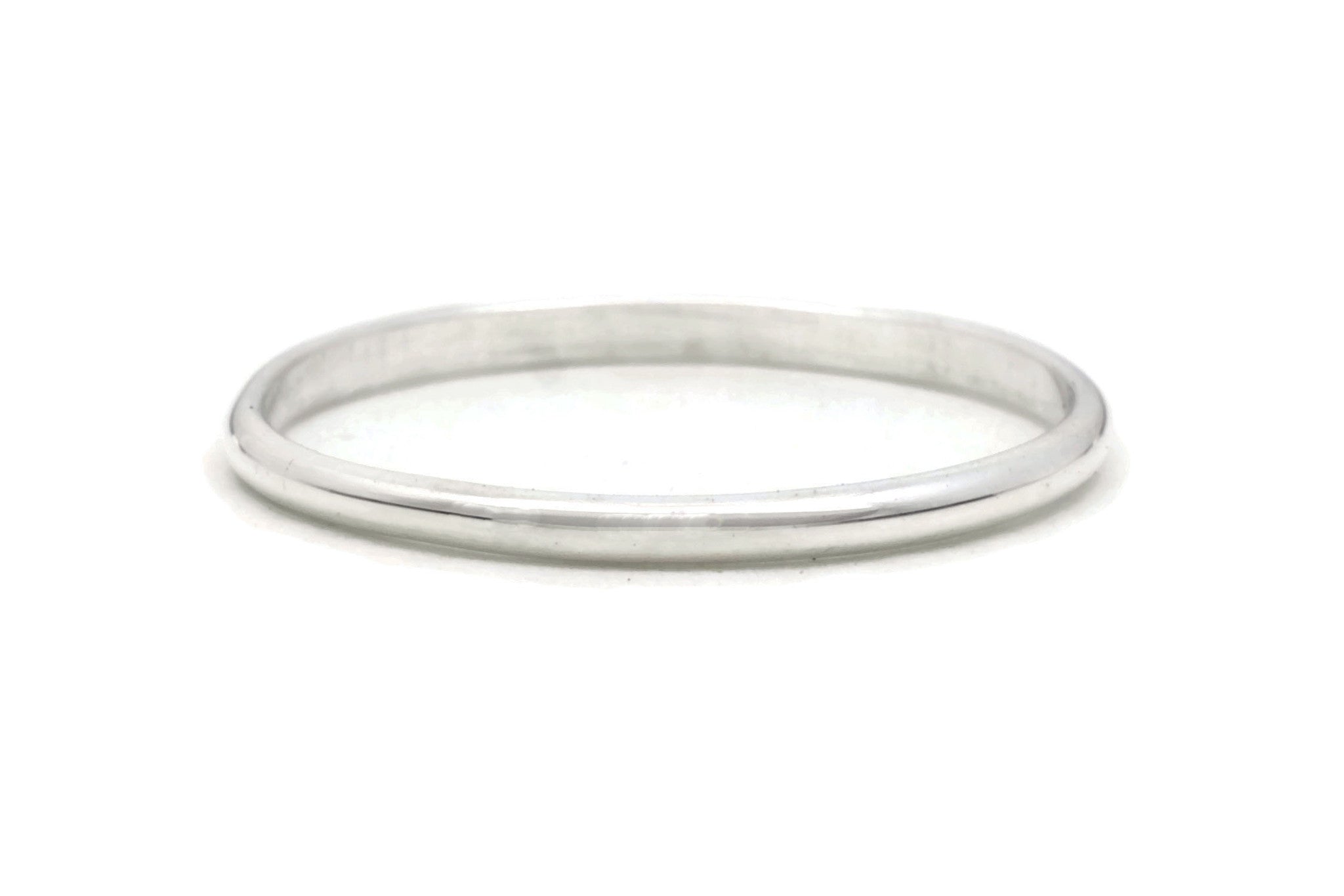 Pure 995 Purity Silver Plain Ring Thin Sterling Handmade Challa