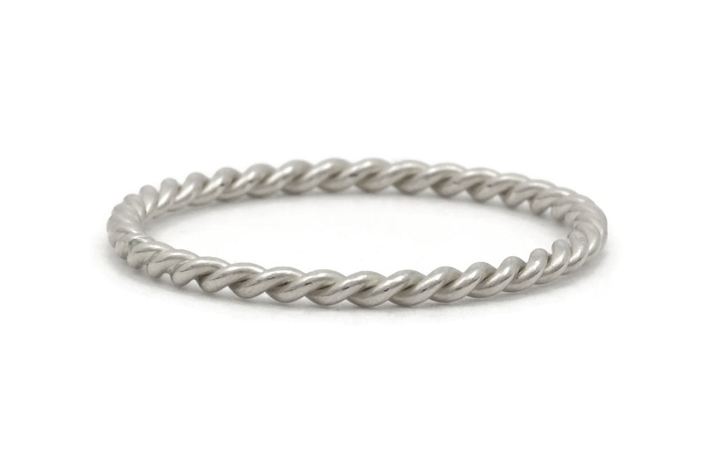 Silver Rope Twist Ring
