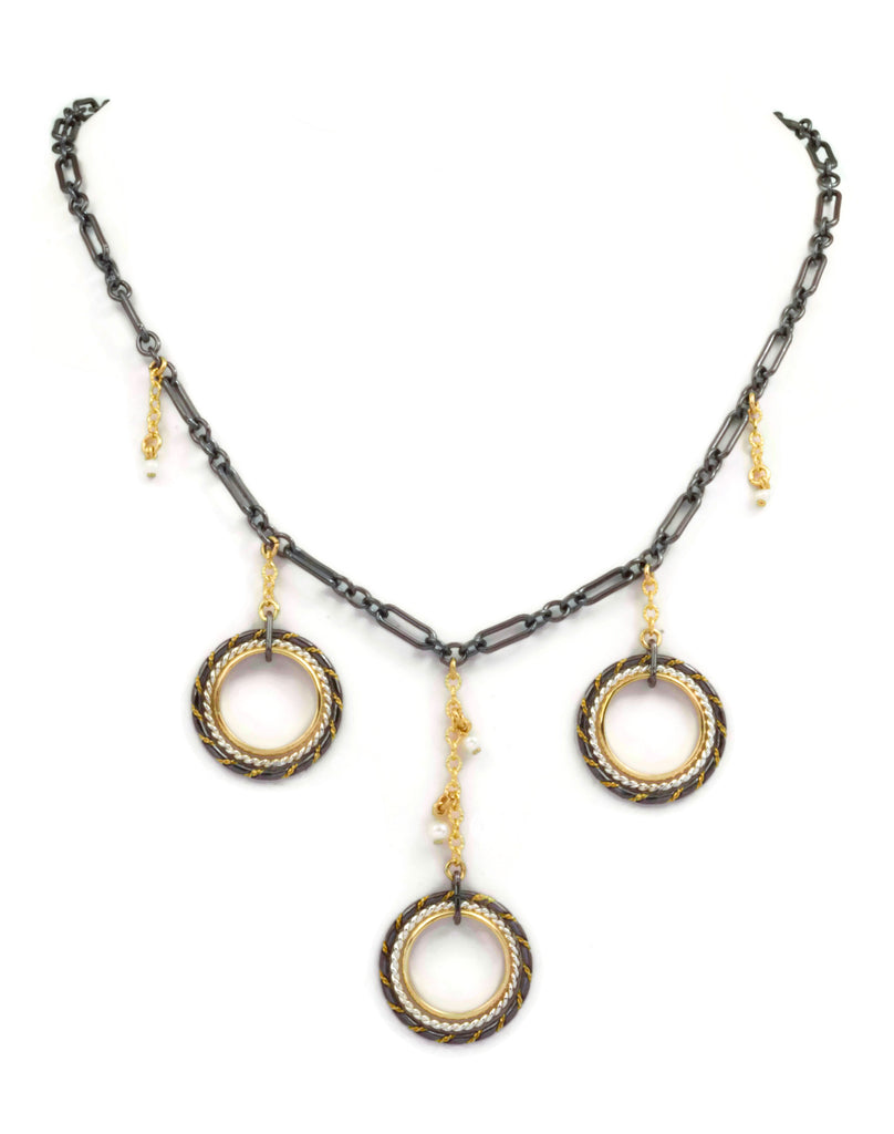 Fra Angelico Triple Drop Necklace