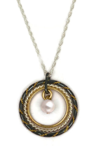 Fra Angelico Necklace, mixed with white pearl