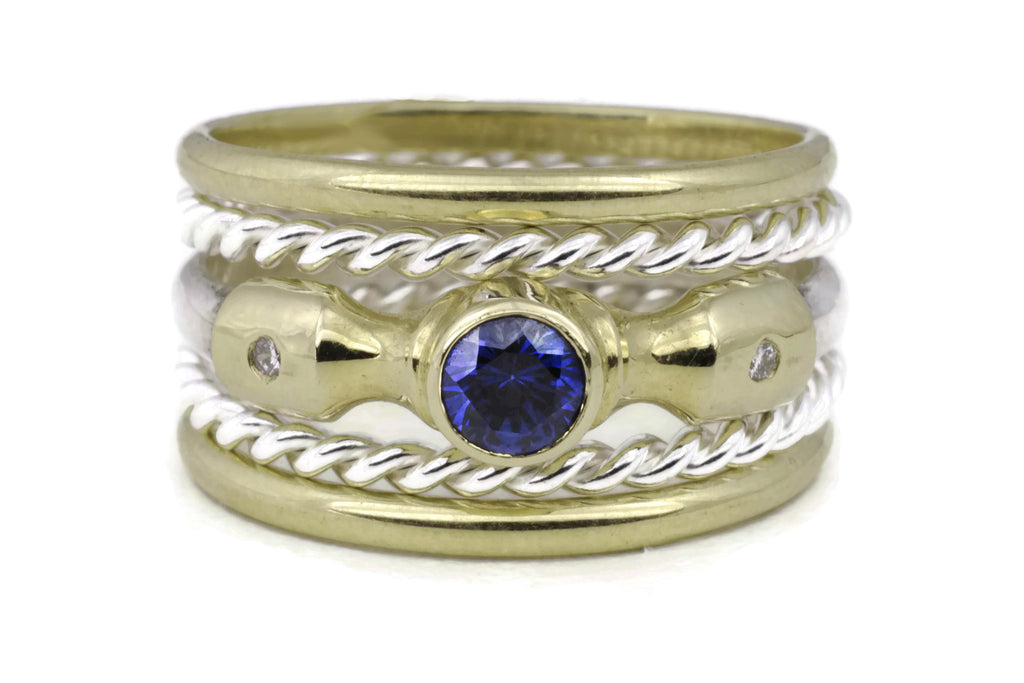 Lighthouse Ring (Sapphire) Classic TS Stack