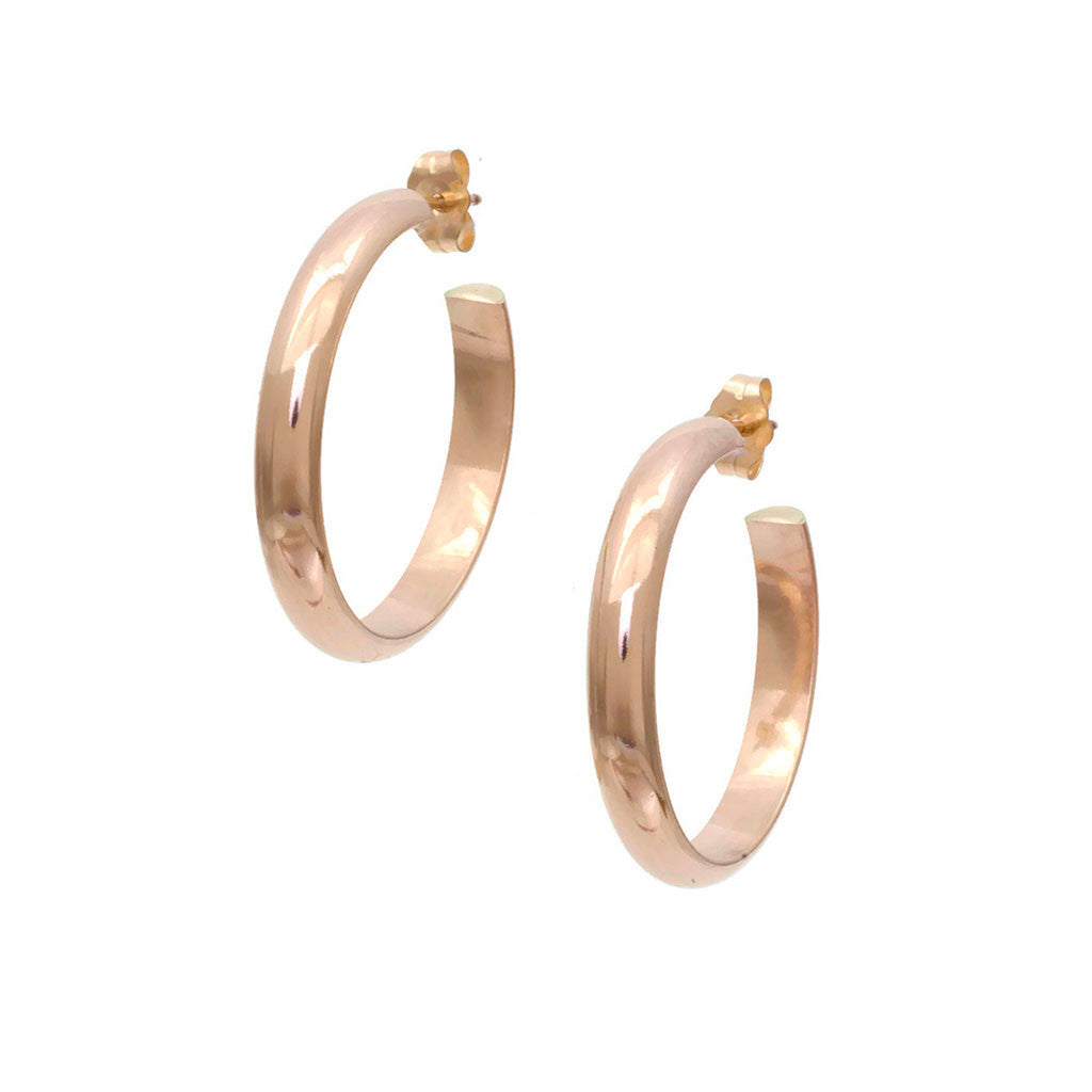 Louis Vuitton Nanogram Hoop Earrings, Gold